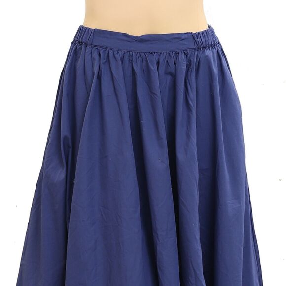 Free People Blue Midi Skirt - Picture 2 of 5